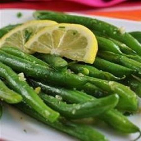 Lemon Parsley Green Beans
