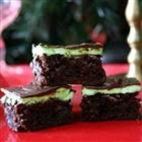 Chocolate Mint Dessert Brownies