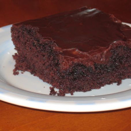 HERSHEY'S Chocolate Cake Recipe with slight variations