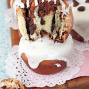 Glazed Chocolate Babka Rolls