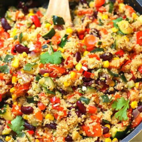 Spring Vegetable Couscous Stir Fry
