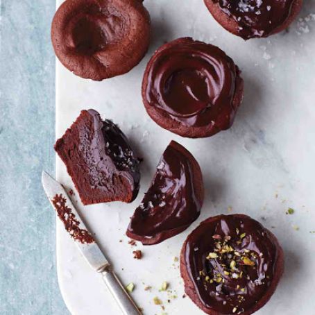 Molten Chocolate-Espresso Cakes