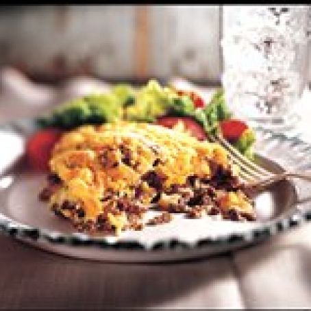 Impossibly Easy Cheeseburger Pie