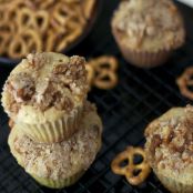 Pretzel Muffins with Chocolate Chip Cookies from PlatterTalk.Com