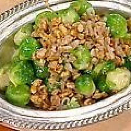 BRUSSELS SPROUTS WITH WALNUTS