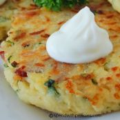 Loaded Mashed Potato Cakes
