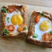 Puff Pastry Breakfast Egg Tarts
