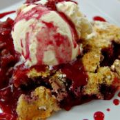 Cake Mix Berry Cobbler