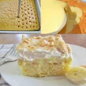Banana Pudding Poke Cake
