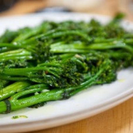 BROCCOLETTE*****Pan-Roasted Broccolette with Garlic and Red Pepper Flakes