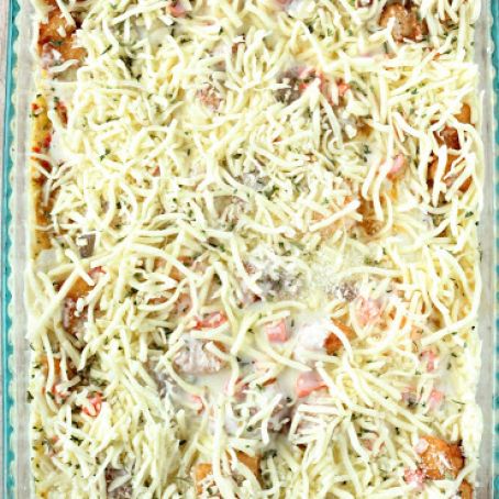 Shrimp Scampi Lasagna