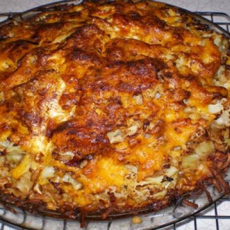 Side Dish - Cauliflower Cheese Pie