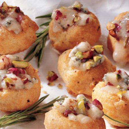 Gorgonzola and Rosemary Cream Puffs