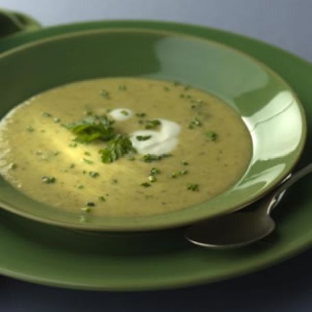 Leek, Asparagus & Herb Soup