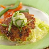 Wasabi Salmon Burgers