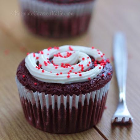 Healthy Red Velvet Cupcakes