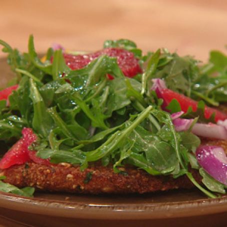 Nutty Chicken Cutlets with Citrus Salad