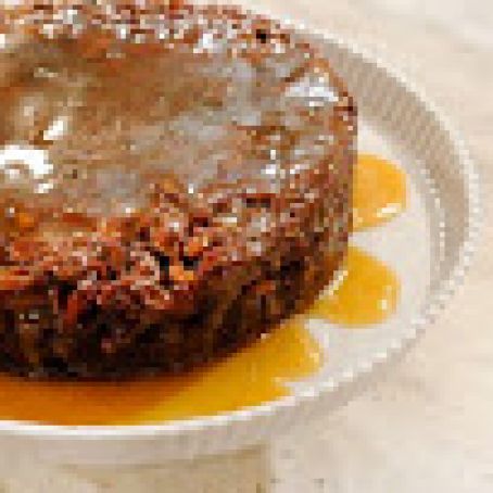 Upside Down Sticky Toffee Pudding