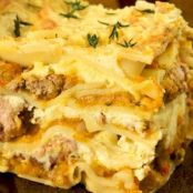 Butternut Squash & Sausage Lasagna