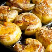 Duck Fat Smashed Potatoes