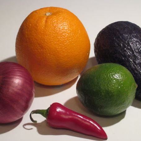 MAHI - Mahi-Mahi with Orange, Avocado, and Red Onion Salsa