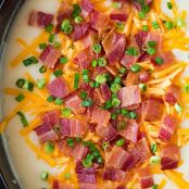 Slow Cooker Loaded Potato Soup