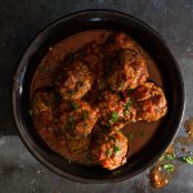 Ricotta Meatballs with Chianti Sauce