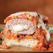 Mozzarella-Stuffed Turkey Burgers