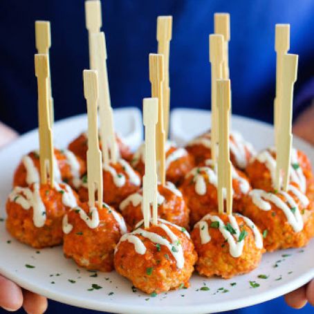 Buffalo Chicken Meatballs