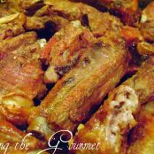 Spare Ribs Roasted with Garlic & Red Pepper