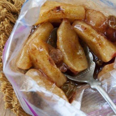 Baked Apple in a bag.