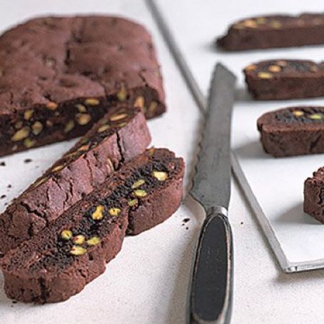 Chocolate-Pistachio Biscotti