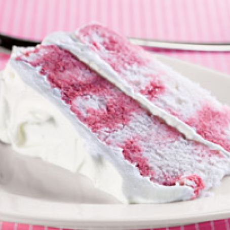 Jell-O Black Cherry Poke Cake