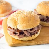 How to Make Arby's Roast Beef Sandwich with all the sauces