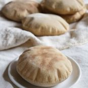 Whole Wheat Honey Pita