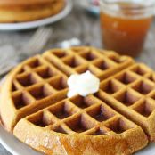 Brown Butter Pumpkin Waffles