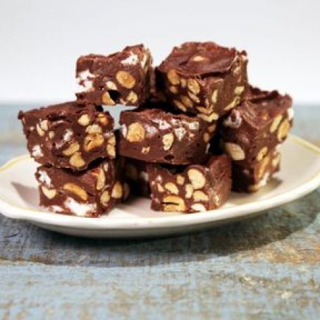 ROCKY ROAD 5- MINUTE FUDGE