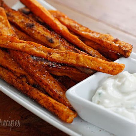 Baked Chipotle Sweet Potato Fries