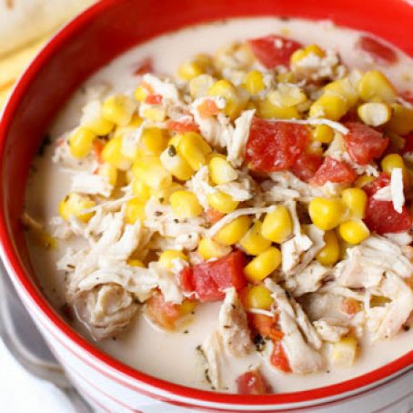 Mexican Chicken and Corn Soup
