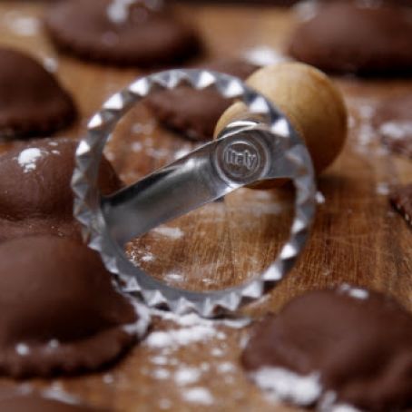 cookie - chocolate ravioli