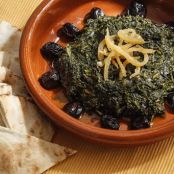 Spring Greens With Preserved Lemon & Olives