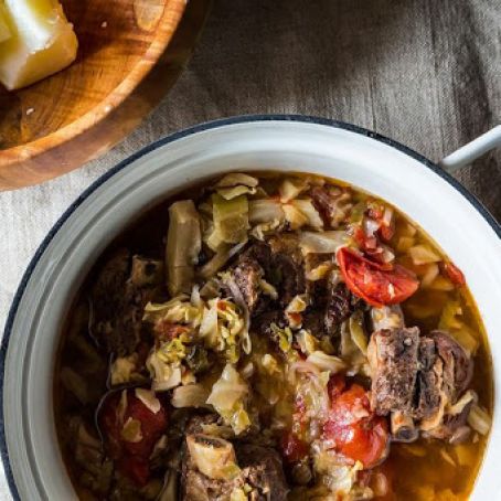 Arthur Schwartz's Russian Sweet and Sour Cabbage Soup