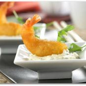 CAMARONES CON GABARDINA EN SALSA TARTARA