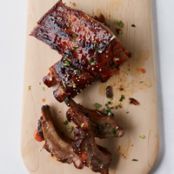 Ribs with Hot-Pepper-Jelly Glaze