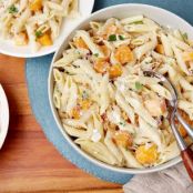 Penne with Butternut Squash and Goat Cheese