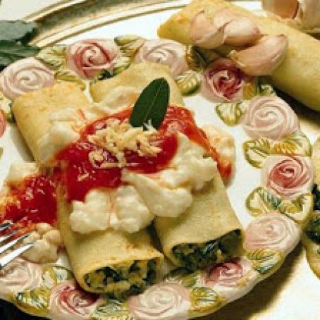 CANELONES DE ESPINACAS