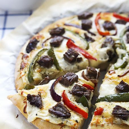 Philly Cheesesteak Pizza