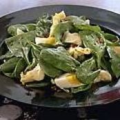 Warm Spinach Salad with Eggs and Bacon