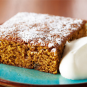 Cranberry Gingerbread with Brown Sugar Whipped Cream