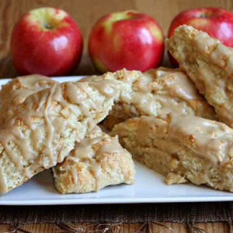 Caramel Apple Scones